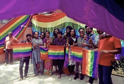 Queer people celebrating pride. (ANI) Queer people celebrating pride. (ANI)