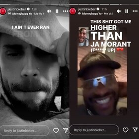 He posted his selfie on Instagram Stories wearing a hoodie. He posted his selfie on Instagram Stories wearing a hoodie.