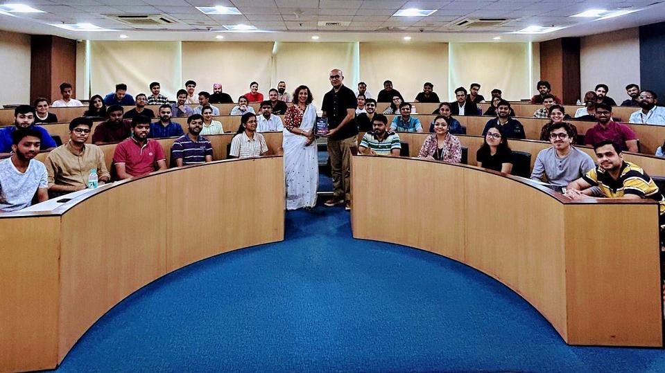 Rahul Bhatia with MBA students at NMIMS, Mumbai. Rahul Bhatia with MBA students at NMIMS, Mumbai.