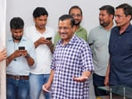 Former Delhi chief minister and AAP national convener Arvind Kejriwal during a press conference. Former Delhi chief minister and AAP national convener Arvind Kejriwal during a press conference.