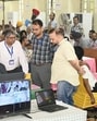 The counting of votes for the June 19 bypoll began at 8am on Monday at a centre set up at Khalsa College for Women in Ludhiana. (Gurpreet Singh/HT)