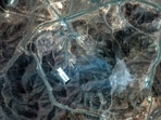 A satellite view shows an overview of Fordow underground complex, after the US struck the underground nuclear facility, near Qom, Iran on June 22
A satellite view shows an overview of Fordow underground complex, after the US struck the underground nuclear facility, near Qom, Iran on June 22