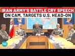 US called out during Iranian Army's supreme commander's threat speech US called out during Iranian Army's supreme commander's threat speech