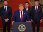 President Donald Trump speaks from the East Room of the White House in Washington, after the U.S. military struck three Iranian nuclear and military sites President Donald Trump speaks from the East Room of the White House in Washington, after the U.S. military struck three Iranian nuclear and military sites