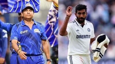 Sachin Tendulkar reacted to Jasprit Bumrah's five-for in the first innings of the Headingley Test. Sachin Tendulkar reacted to Jasprit Bumrah's five-for in the first innings of the Headingley Test.