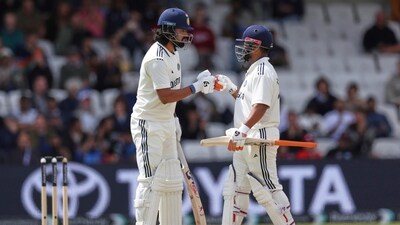 KL Rahul and Rishabh Pant stabilised Indian innings in first session on Day 4. (AP)