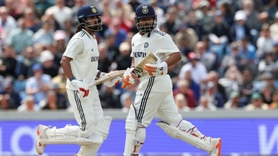 The duo of Rahul (137 off 247 balls) and Pant (118 off 140 balls) added 195 runs for the fourth wicket to put their team in a position of strength at Headingley. (AFP) The duo of Rahul (137 off 247 balls) and Pant (118 off 140 balls) added 195 runs for the fourth wicket to put their team in a position of strength at Headingley. (AFP)