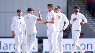 Just as he did in the first innings, Josh Tongue came to the fore when seeing off the Indian tail, with three wickets in four balls helping ensure the tourists lost their final six second-innings wickets for 31 runs. (Action Images via Reuters)