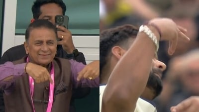 Sunil Gavaskar's somersault request for Rishabh Pant wasn't convincing enough (Screengrab) Sunil Gavaskar's somersault request for Rishabh Pant wasn't convincing enough (Screengrab)