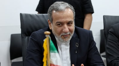 Iranian Foreign Minister Abbas Araghchi, during an event recently. (REUTERS)
