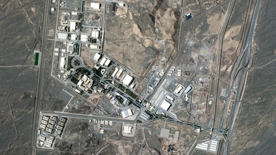 This handout satellite photo obtained from Planet Labs PBC and dated May 20, 2025, shows a view of the Natanz nuclear enrichment facility in central Iran. (AFP) This handout satellite photo obtained from Planet Labs PBC and dated May 20, 2025, shows a view of the Natanz nuclear enrichment facility in central Iran. (AFP)