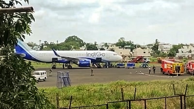 An IndiGo plane at Nagpur airport. (PTI representational photo) An IndiGo plane at Nagpur airport. (PTI representational photo)
