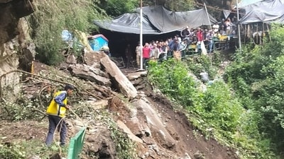 Local authorities have launched a rescue operation to locate and extricate those feared trapped under the debris. (X/ @ANI)