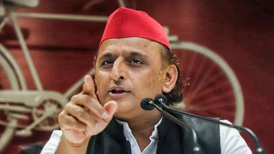 Lucknow, Jun 22 (ANI): Samajwadi Party National President Akhilesh Yadav addresses a press conference, at party office in Lucknow on Sunday. (ANI Photo) (ANI) Lucknow, Jun 22 (ANI): Samajwadi Party National President Akhilesh Yadav addresses a press conference, at party office in Lucknow on Sunday. (ANI Photo) (ANI)