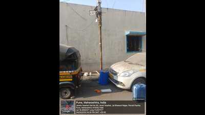 PMC electrical department officials said that most of these connections were made without official sanction. (HT) PMC electrical department officials said that most of these connections were made without official sanction. (HT)