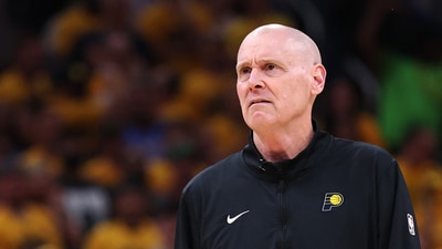 Head coach Rick Carlisle of the Indiana Pacers reacts during the second quarter against the Oklahoma City Thunder (Getty Images via AFP) Head coach Rick Carlisle of the Indiana Pacers reacts during the second quarter against the Oklahoma City Thunder (Getty Images via AFP)