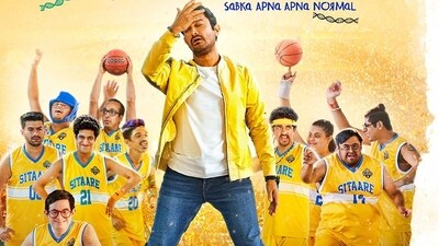 Aamir Khan's Sitaare Zameen Par opened to positive reviews. Aamir Khan's Sitaare Zameen Par opened to positive reviews.