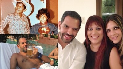 Sunjay Kapur and his sister Mandhira Kapur Sunjay Kapur and his sister Mandhira Kapur