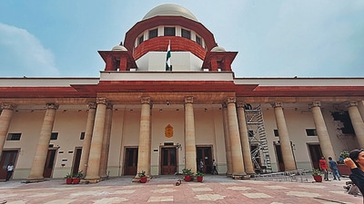 The SCBA complained that the reduced corridor space made movement difficult for lawyers, clerks, interns and litigants. (HT Photo) The SCBA complained that the reduced corridor space made movement difficult for lawyers, clerks, interns and litigants. (HT Photo)