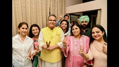 The ruling party, the first to name Rajya Sabha member Sanjeev Arora as its candidate and launch the campaign, had gone all-out, turning the byelection into a battle of prestige by parading its political bigwigs and deploying all available resources. (PTI) The ruling party, the first to name Rajya Sabha member Sanjeev Arora as its candidate and launch the campaign, had gone all-out, turning the byelection into a battle of prestige by parading its political bigwigs and deploying all available resources. (PTI)