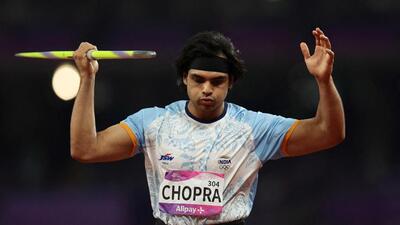 This will be Neeraj Chopra’s fifth competition of the season, but he asserted that they are all stepping stones towards the World Championships in September. (REUTERS) This will be Neeraj Chopra’s fifth competition of the season, but he asserted that they are all stepping stones towards the World Championships in September. (REUTERS)