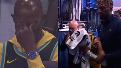 Tyrese Haliburton suffered an injury in NBA Finals Game 7 (X) Tyrese Haliburton suffered an injury in NBA Finals Game 7 (X)