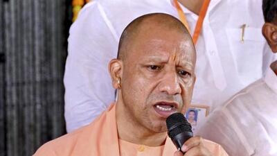 Uttar Pradesh chief minister Yogi Adityanath in Bhadohi on Monday. (PTI PHOTO) Uttar Pradesh chief minister Yogi Adityanath in Bhadohi on Monday. (PTI PHOTO)