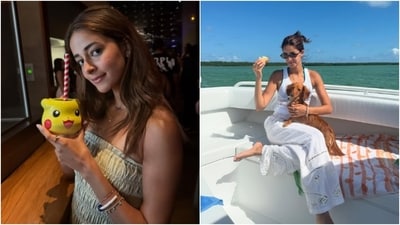 From off-shoulder white dresses to keeping it breezy in white palazzos and crop tees, Ananya did it all. (Instagram/@ananyapanday) From off-shoulder white dresses to keeping it breezy in white palazzos and crop tees, Ananya did it all. (Instagram/@ananyapanday)