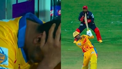 Varun Chakaravarthy smashed 10 runs in the last two balls