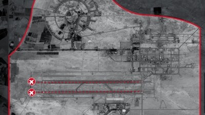 The Israeli strikes damaged runways, underground bunkers, a refueling plane, and F-14, F-5, and AH-1 aircraft. (X/@IDF)