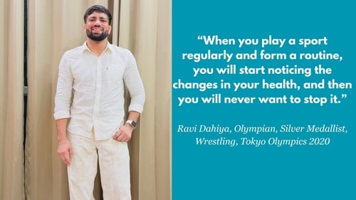 Wrestler Ravi Dahiya. (Photo: Ravi Dahiya/IG) Wrestler Ravi Dahiya. (Photo: Ravi Dahiya/IG)