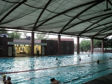 Siri Fort Sports Complex, New Delhi. Siri Fort Sports Complex, New Delhi.