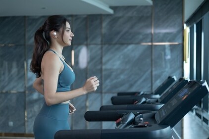 Make the most of the money spent at the hotel by sweating it out at the gym (and not just loading your plate at the buffet.) (Shutterstock)