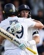 England's Joe Root hugs wicketkeeper Jamie Smith after beating India in first Test. (AFP) England's Joe Root hugs wicketkeeper Jamie Smith after beating India in first Test. (AFP)