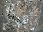 This handout satellite photo obtained from Planet Labs PBC and dated May 20, 2025, shows a view of the Natanz nuclear enrichment facility in central Iran. This handout satellite photo obtained from Planet Labs PBC and dated May 20, 2025, shows a view of the Natanz nuclear enrichment facility in central Iran.