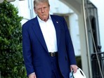 U.S. President Donald Trump walks to board Marine One to depart to attend the NATO Summit in The Hague, Netherlands, from the South Lawn at the White House in Washington, D.C., U.S., June 24, 2025. REUTERS/Kevin Lamarque