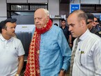 National Conference President Farooq Abdullah at Katra Railway Station on June 19 National Conference President Farooq Abdullah at Katra Railway Station on June 19