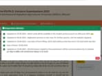 Rajasthan JET admit card 2025 today at jetskrau2025.com(Official website, screenshot)