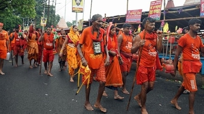 Kanwar Yatra is an annual pilgrimage of Lord Shiva's devotees who fetch holy waters of River Ganga during the auspicious Hindu month of Shravan. (ANI/File Image) Kanwar Yatra is an annual pilgrimage of Lord Shiva's devotees who fetch holy waters of River Ganga during the auspicious Hindu month of Shravan. (ANI/File Image)