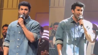 Aditya Roy Kapur singing live at Metro In Dino album launch.