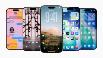iOS 26 brings a major visual overhaul. (Apple)