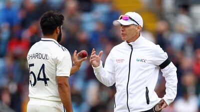 India vs England, 1st Test: Shardul Thakur took wickets of Ben Duckett and Harry Brook in the same over (Action Images via Reuters)