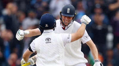 India vs England, 1st Test: Zak Crawley and Ben Duckett put on 188 runs for the opening wicket in the fourth innings. (Action Images via Reuters)