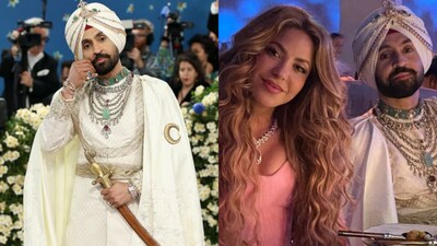Diljit Dosanjh reveals how he could carry kirpan to Met Gala red carpet because of Shakira. Diljit Dosanjh reveals how he could carry kirpan to Met Gala red carpet because of Shakira.