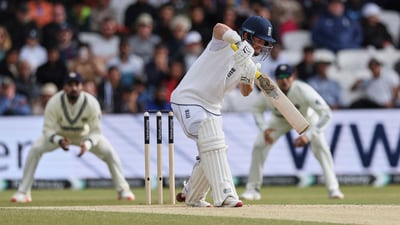 Fans noticed a tiny detail on the stumps during India vs England Test (AP) Fans noticed a tiny detail on the stumps during India vs England Test (AP)