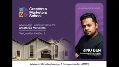 Former Meta Executive Jinu Ben Joins CDA Academy’s Creators & Marketers School as Co-founder Former Meta Executive Jinu Ben Joins CDA Academy’s Creators & Marketers School as Co-founder