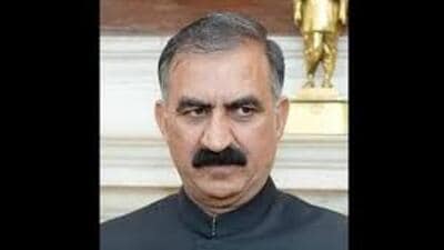 Himachal chief minister Sukhvinder Singh Sukhu (File)