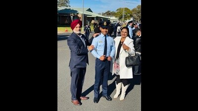 Kamalpreet said this also continues the proud tradition of military service of his family. (HT Photo)