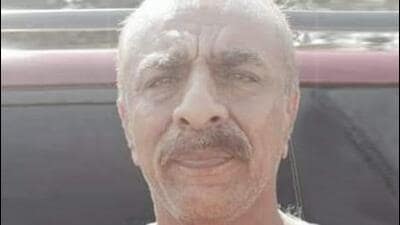 Mumbai, India - February 10, 2020 : The Gujarat anti-terrorism squad (ATS) on Monday morning arrested Dongri resident Moosa Halari Munaf Abdul Majid alias Munaf, 57, an accused in the 1993 Mumbai serial blasts case who was ranked 18th on India’s list of 50 most wanted terrorists sent to Pakistan after the 26/11 terror attacks, from the Mumbai international airport. HT Photo (Hindustan Times) Mumbai, India - February 10, 2020 : The Gujarat anti-terrorism squad (ATS) on Monday morning arrested Dongri resident Moosa Halari Munaf Abdul Majid alias Munaf, 57, an accused in the 1993 Mumbai serial blasts case who was ranked 18th on India’s list of 50 most wanted terrorists sent to Pakistan after the 26/11 terror attacks, from the Mumbai international airport. HT Photo (Hindustan Times)