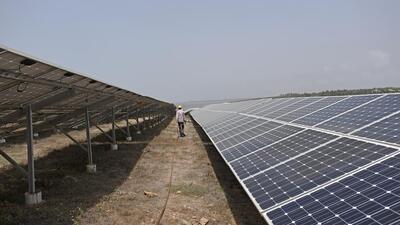 Representative picture to show solar panel (Satyabrata Tripathy/HT Photo) Representative picture to show solar panel (Satyabrata Tripathy/HT Photo)